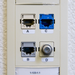 RJ-45 internet or data jack